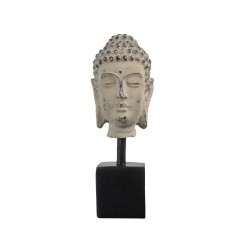Decorative Mini Aged Finish Gautama Buddha Head