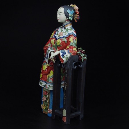 Four Beauties Tang Dynasty Yang Yuhuan Figurine