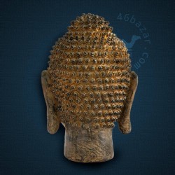 Bronze-like Aged Finish Gautama Buddha Head