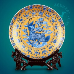 Qilin Chinese Ornament Plate