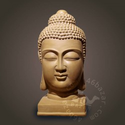 Decorative Brownish-yellow Gautama Buddha Head