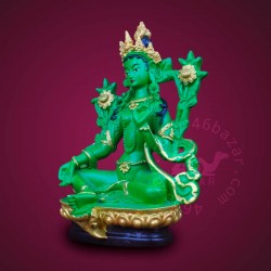 Tibetan Green Tara Statue
