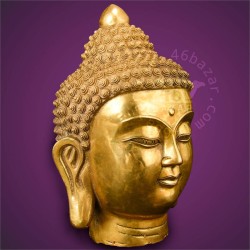 Decorative Copper Gautama Buddha Shakyamuni Head
