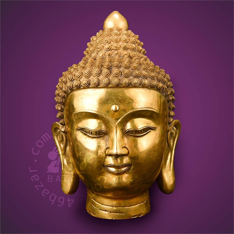 Decorative Copper Gautama Buddha Shakyamuni Head