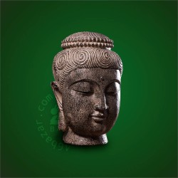 Stone texture Resin Gautama Buddha Shakyamuni Ornament Head