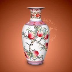 Peach Pattern Chinese Porcelain Vase